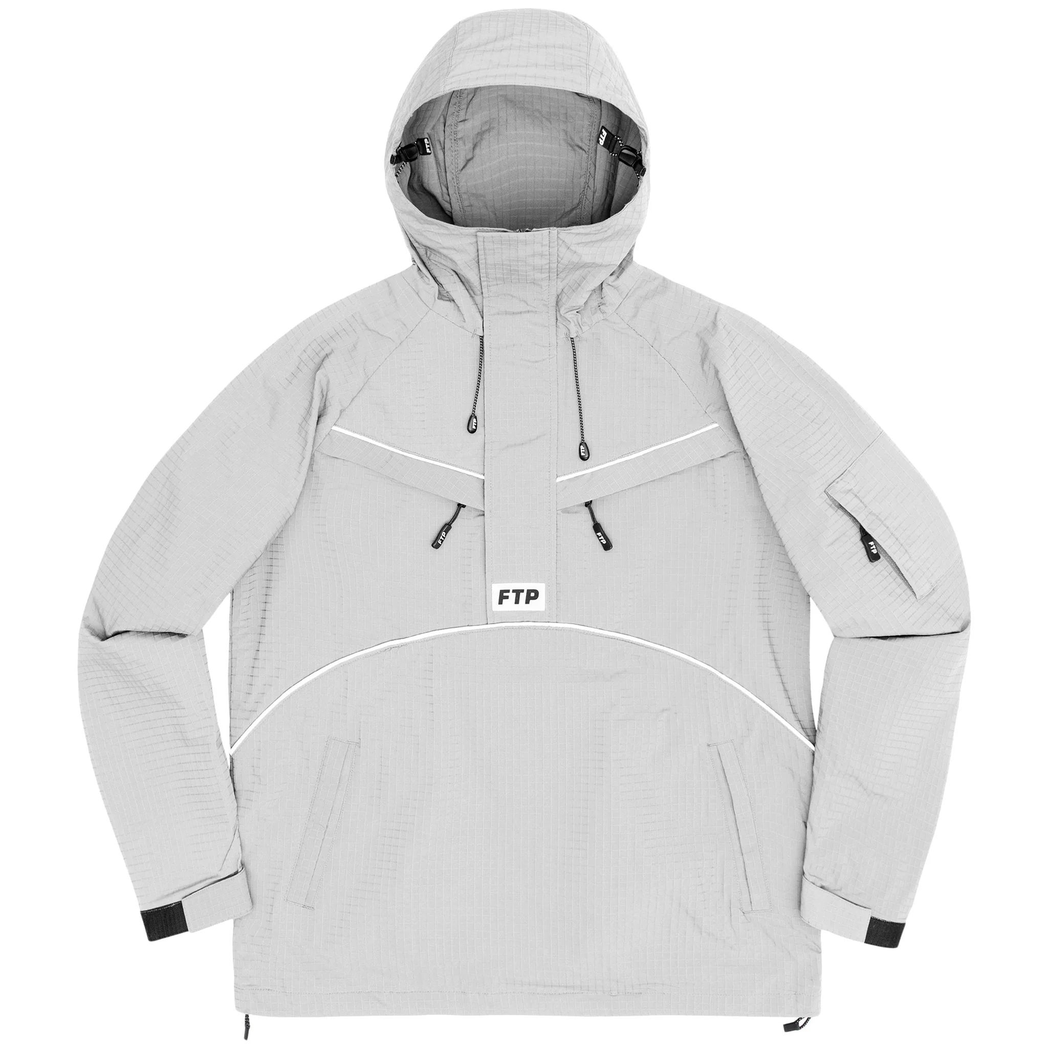PIPING RIPSTOP ANORAK(GRAY)