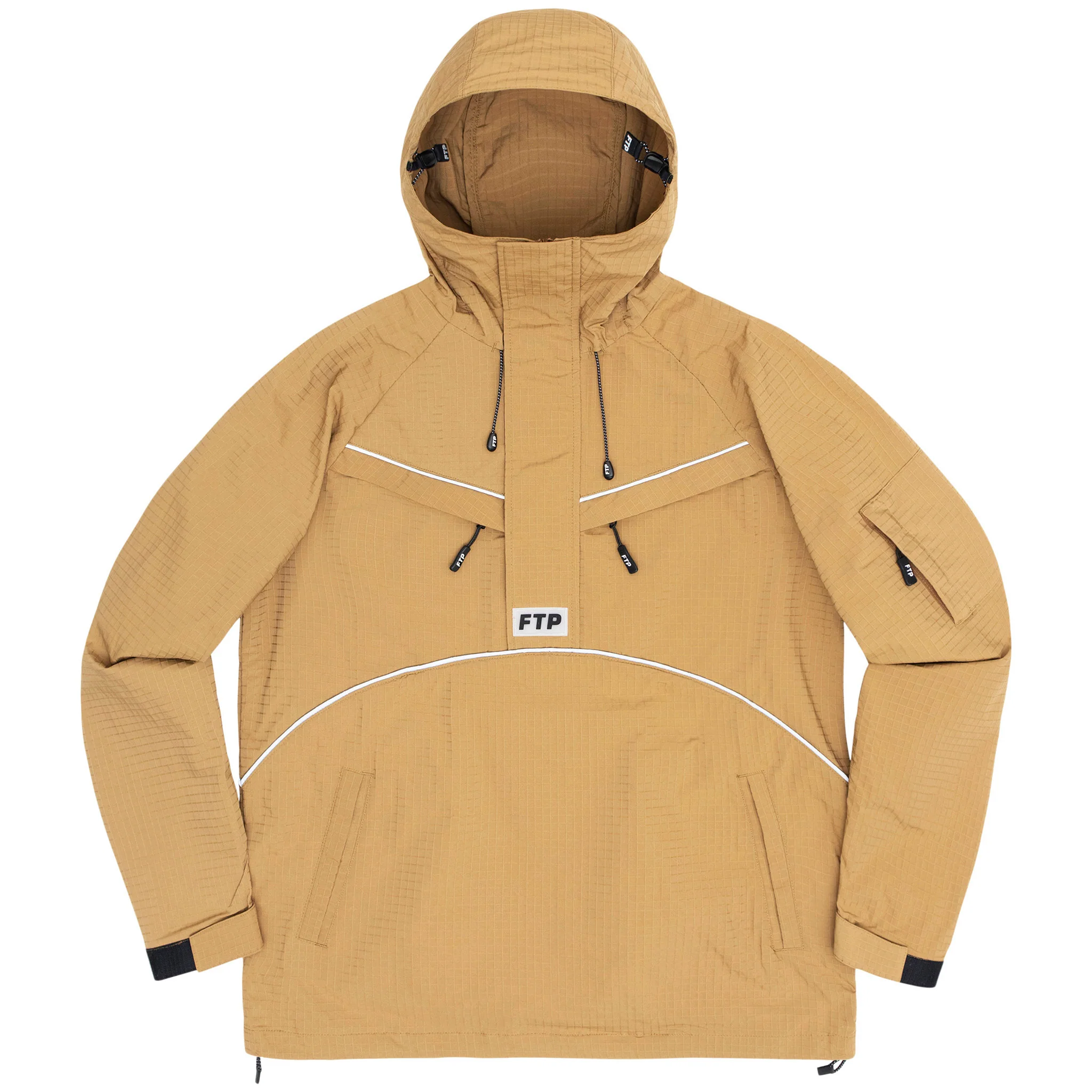 PIPING RIPSTOP ANORAK(TAN)